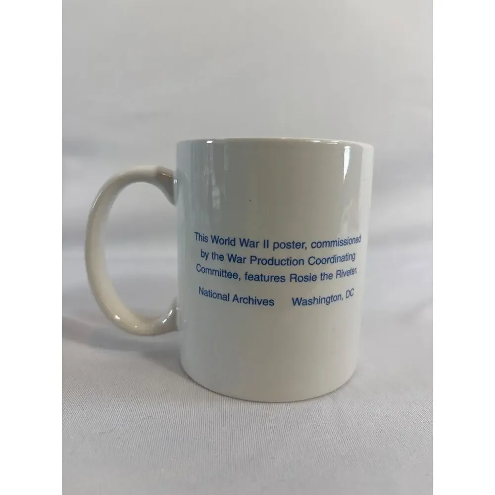 National Archives Rosie the Riveter We Can Do It WWII Ceramic Coffee Mug